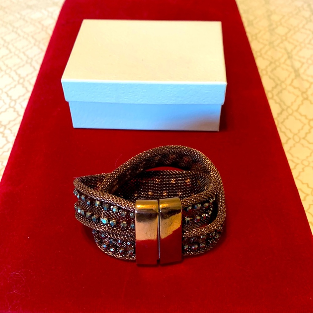 Cross Brown Lace Bracelet